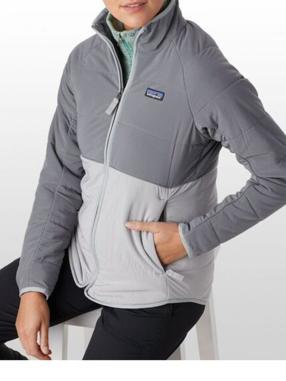 Patagonia XL Pack In Jacket Gray Zip